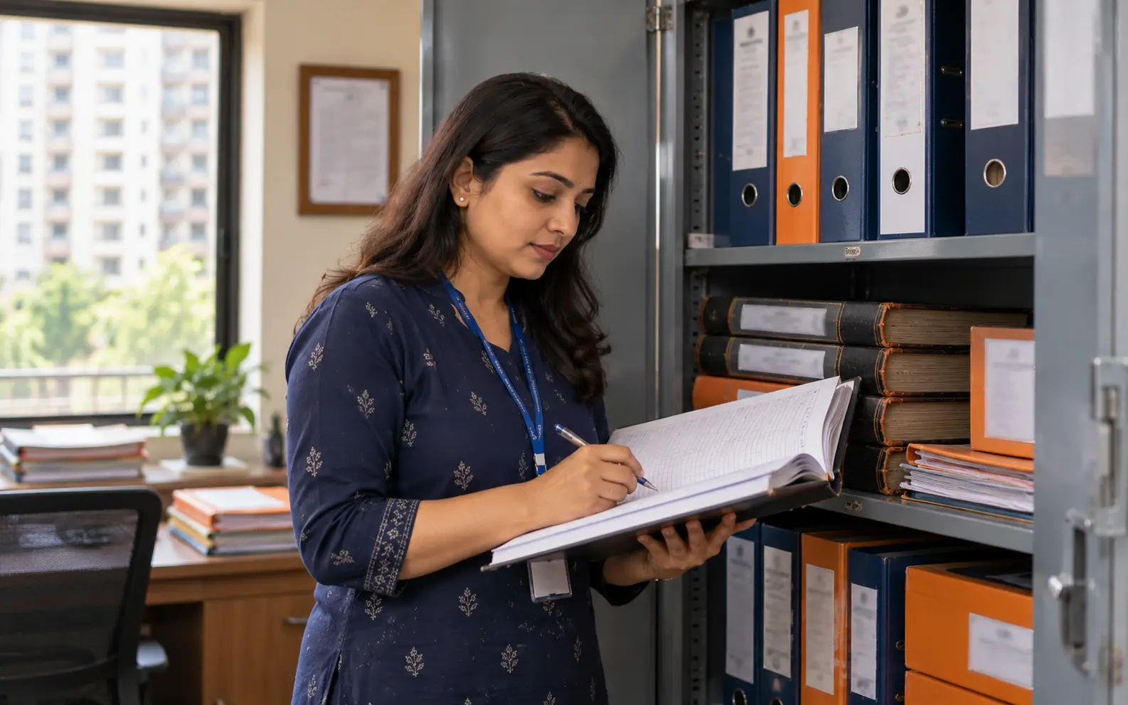 Society Manager organising statutory registers and compliance documents
